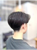 【 センターパート / ハンサムショート / 刈上げ 】