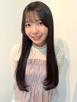 アンニュ(annuy)&nbsp;髪質改善 アッシュ 顔周りレイヤー 20代 前髪カット