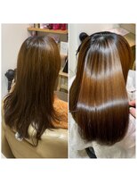 エマヘアープラス 下郡店(Emma Hair plus)&nbsp;【髪質改善縮毛矯正】髪もまとまりづらい美髪へ☆