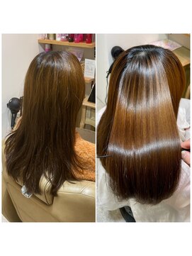 エマヘアープラス 下郡店(Emma Hair plus) 【髪質改善縮毛矯正】髪もまとまりづらい美髪へ☆
