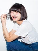 ひし形ショート マッシュヘア 大人ボブ【モテナ 豊田 浄水】