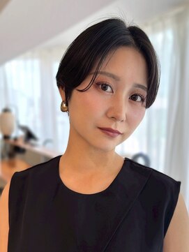 アビー 福岡天神(ABBEY) ショートショートボブショートヘア大人ショート耳掛けショート