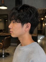 ルードノエル(Rue de noel)&nbsp;Men's/マッシュショート/シースルー/黒髪