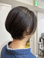 レム 新宿(REM) 髪質改善で丸さの出るショートボブ