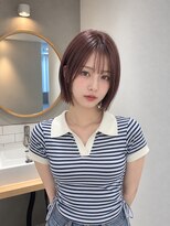 フォト 新宿三丁目(foto)&nbsp;髪質改善縮毛矯正地毛風ストレート切りっぱなしボブ