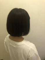 パティオンツー(PATIONN2)&nbsp;地毛に合わせた自然なブラックのシンプルボブ★スタイリング簡単