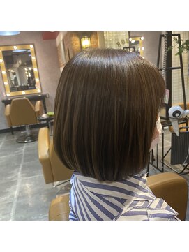 ロンド ルージュ 銀座店(Lond rouge) エーラインボブ　前下がりボブ