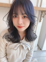 韓国っぽフェミニン（ピンクベージュボブルフ）