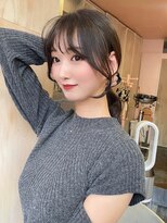 エン 仙台(en)&nbsp;小顔が叶う！華やかにみえる顔まわりカット/グレージュカラー/