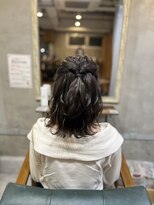 リエコー(RE'ECHO)&nbsp;お呼ばれヘアセット/ハーフアップ/ミディアムアレンジ