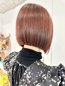 ロンプ(romp) ギリギリ結べる！綺麗なボブ【恵比寿美容室】【ロンプ藤巻】