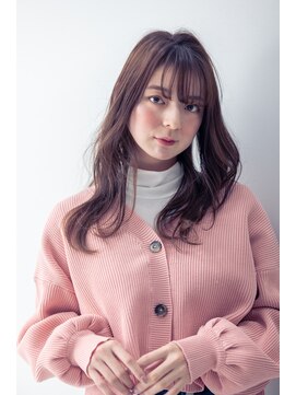 ブリング バイ スノードロップ 吉祥寺(BRING by Snowdrop) 黒髪/グレーベージュ/レイヤーロング/前髪パーマ/吉祥寺