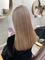 ソルトウォーター(SALT WATER) レイヤーカット/ブラウン/ピンク/ブリーチあり/恵比寿/