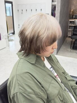 リル 溝の口(LiL) エンドカラー/ホワイトカラー/溝の口/ブリーチ/ダブルカラー