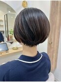 大人可愛いショートボブ