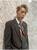 【石山】デザインカラー×フェザーショート