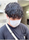 波巻きパーマ メンズパーマ メンズカット 眉毛