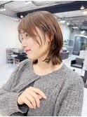 ☆顔周りカットシースルーバングくびれミディアム