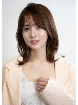 トリコ アヴェダ ららテラス北綾瀬(tricot AVEDA) くびれミディ/顔まわりレイヤー/レイヤーカット/ミディアムヘア