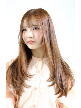 スリーヌーン(THREE noon) 王道ナチュラルレイヤー/ロングレイヤー/美髪ストレート