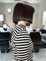 ヘアーアンドスパ フェリーチェ ミチ 野田屋町店(HAIR&SPA felice MICHI)&nbsp;【feliceMICHI 別曽 遥也】ダークグレージュ 髪質改善 ボブ