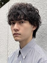 ガズル ハラジュク(GUZZLE HARAJUKU)&nbsp;*シンプルミディアムマッシュ　スパイラルパーマ　メンズパーマ*