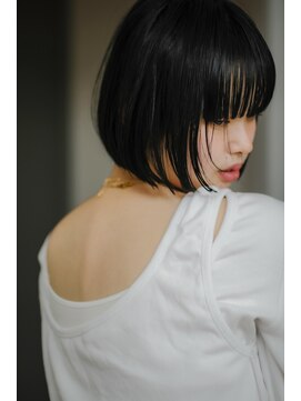 ボブ　髪質改善／白髪改善／白髪ぼかし／脱白髪染め