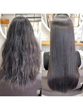 【自分史上一番☆】髪質改善縮毛矯正