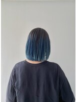 ハウス(HAUS.)&nbsp;【石原】ボブとブルーグラデーション