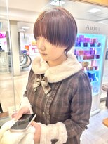モリオ フロム ロンドン サッポロファクトリー店(morio FROM LONDON)&nbsp;morio/マッシュショート/ワイドバング/丸みショート/カット