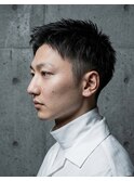 メンズ清潔感アップバングショート♯48滋賀草津
