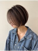 前下がりショートボブ