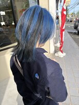 ヘアーザラブズラフズ オーガニカ 北九州(HAIR THE LOVES LAUGHS ORGANICA)&nbsp;ブルーデザイン×ウルフ