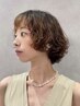 【コテでは出せない質感に】カット+パーマ+アメイジアトリートメント