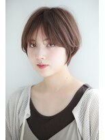 トップシェイプ(TOP SHAPE)&nbsp;丸みショートボブ×柔らかベージュ