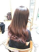 ロカット サロン(Roquat Salon) 大人グラデーションカラーレッド【ヘアセット 立川/立川南/袴】