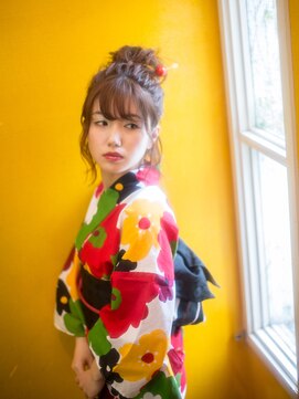 美容室ソラ 小岩店(sora) 浴衣おだんごルーズアップ【小岩】