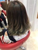 ヘアーメイク カリユ(HAIR MAKE kariyu) グラデーションカラー　アッシュ