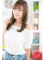 ミック ヘアアンドメイク アップ 駒込店(miq Hair&Make up)&nbsp;ツヤ感☆ヌーディストレート