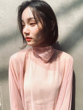 エース (ACE) ACE 横浜　耳かけ小顔ボブ×大人ダークブラウン