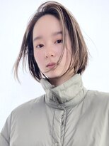 アイティー バイ アルバム 中野店(IT by ALBUM)&nbsp;ストレートボブ_イヤリングカラーラベンダーカラー_38303