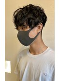 メンズマッシュ ゆるめパーマ