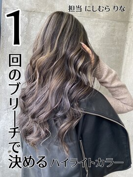 ガルボ ヘアー(garbo hair) #高知 #ハイライト #ブリーチ #人気カラー #カミカリスマ