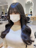 ジーナ セントラル銀座(Zina)&nbsp;前髪＊大人かわいいコテ巻き＊メルティーカラー【Zina CENTRAL】