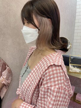 ロンド レア 天神大名店(Lond Le’a) ダブルカラー/インナーカラー/イヤリングカラー/ハイライト