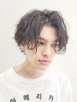 フィフス 原宿(fifth)&nbsp;韓国センターパートウルフツイストスパイラルパーマツーブロック