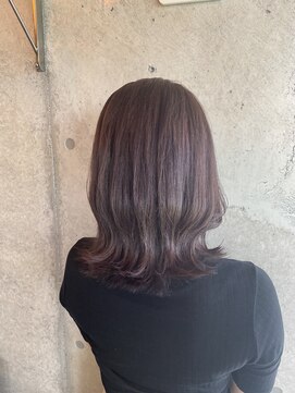 ゼロプラス(ZERO +) 外ハネxピンクラベンダー