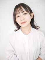 シュシュ(shushu)&nbsp;20代30代40代小顔外ハネ/モカベージュ【有海一生バングあり】
