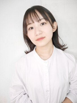 シュシュ(shushu) 20代30代40代小顔外ハネ/モカベージュ【有海一生バングあり】