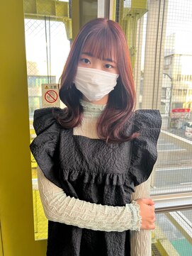ガルボヘアー 名古屋栄店(garbo hair) レッドブラウン　韓国ヘアー　韓国カラー　水トリートメント